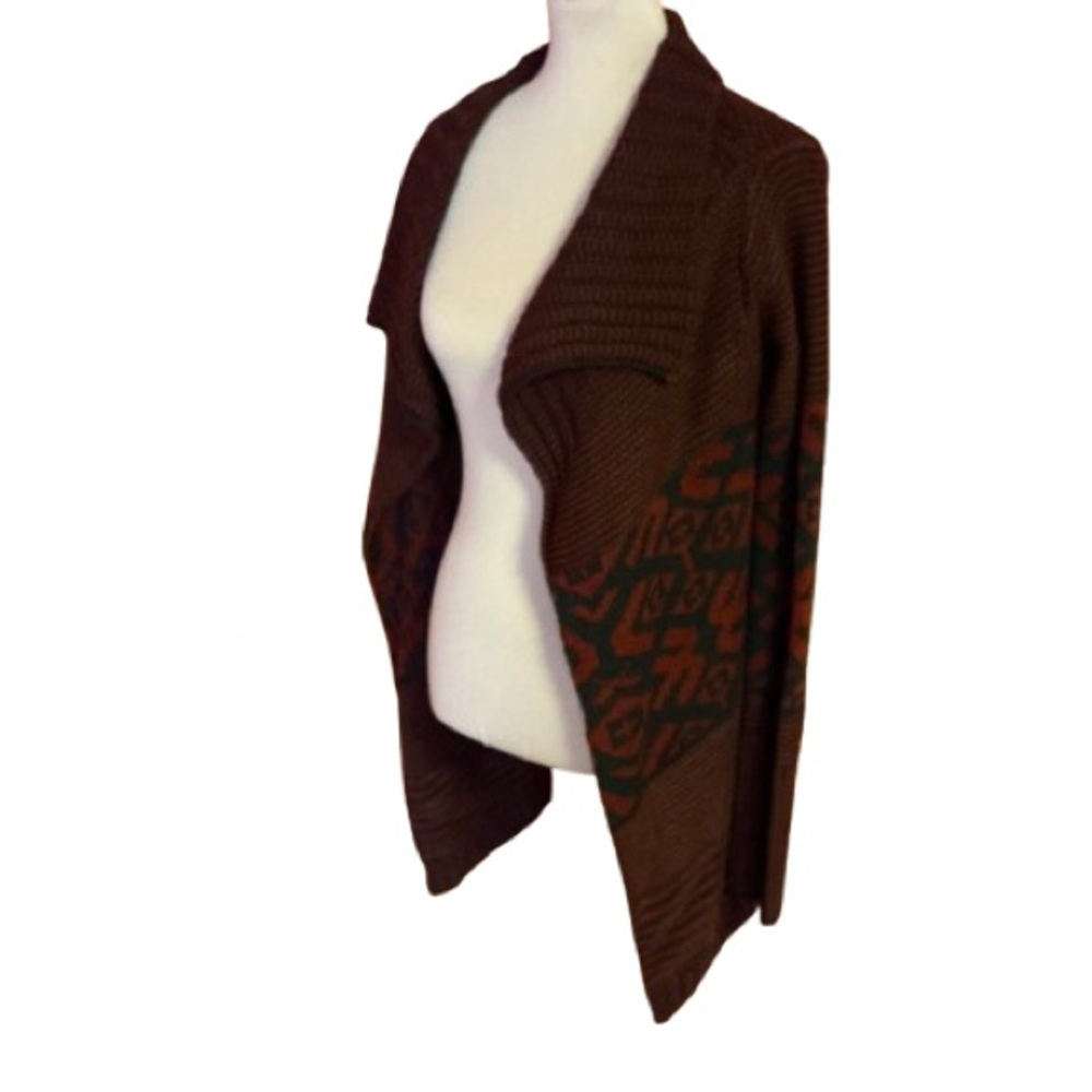Element oversized geometric cardigan